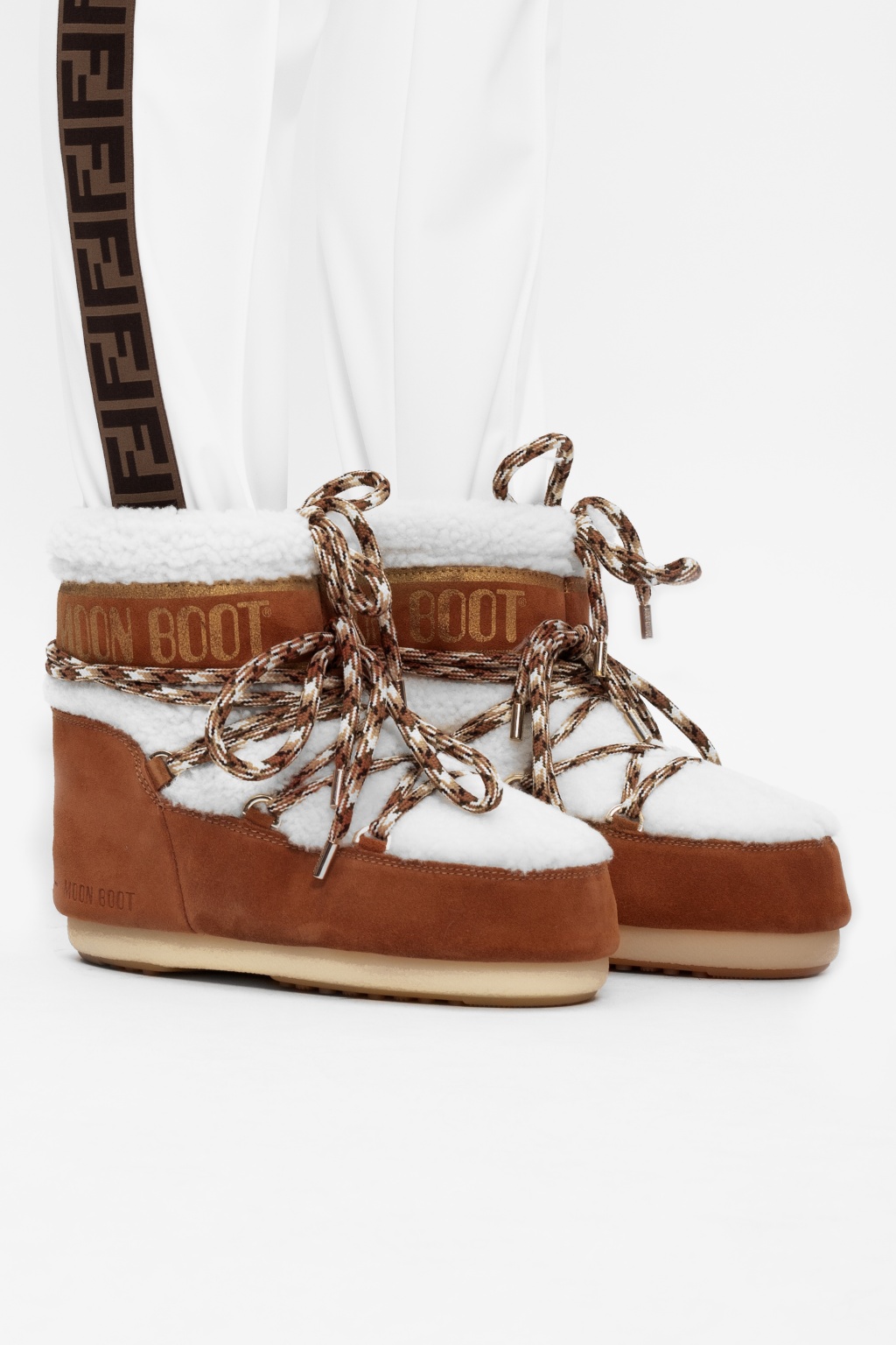 Brown 'Mars Shearling' snow boots Moon Boot - sling-back clog sandals Gelb  - SchaferandweinerShops Germany